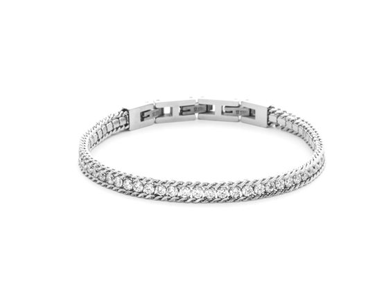 Bracelet 4US: Cesare Paciotti Homme in Acier Zircone 4UBR8502 - 4UBR8502